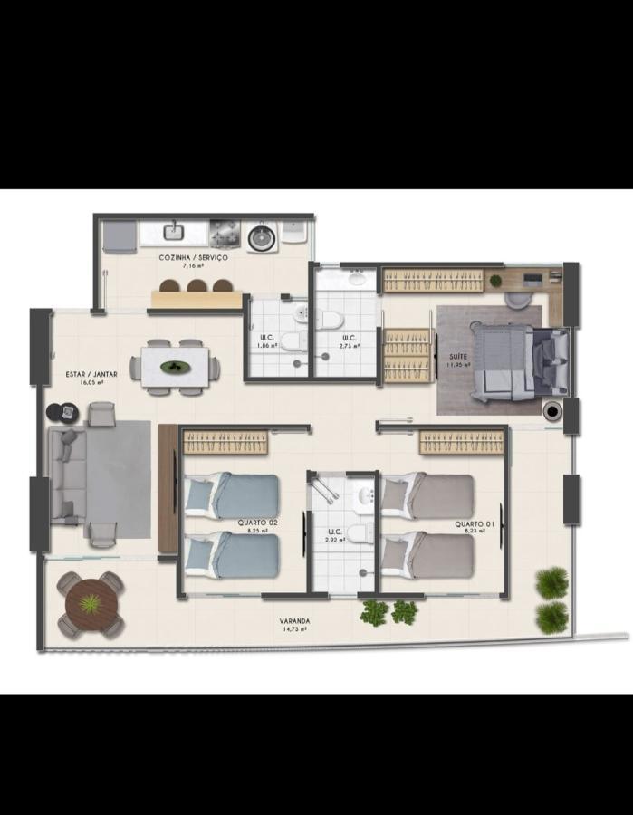Apartamento, 3 quartos - Foto 21