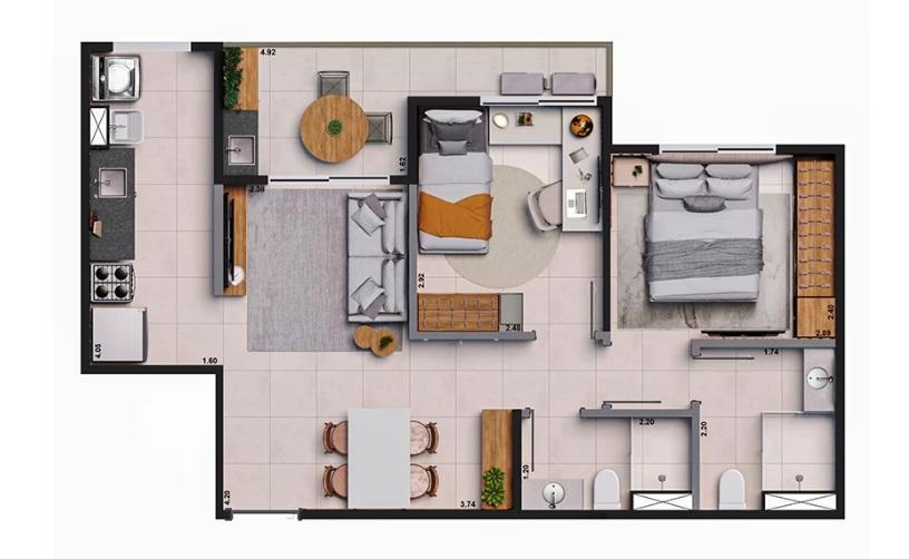 Apartamento, 2 quartos - Foto 31