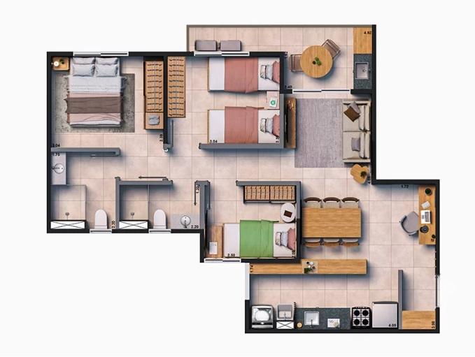 Apartamento, 2 quartos - Foto 33